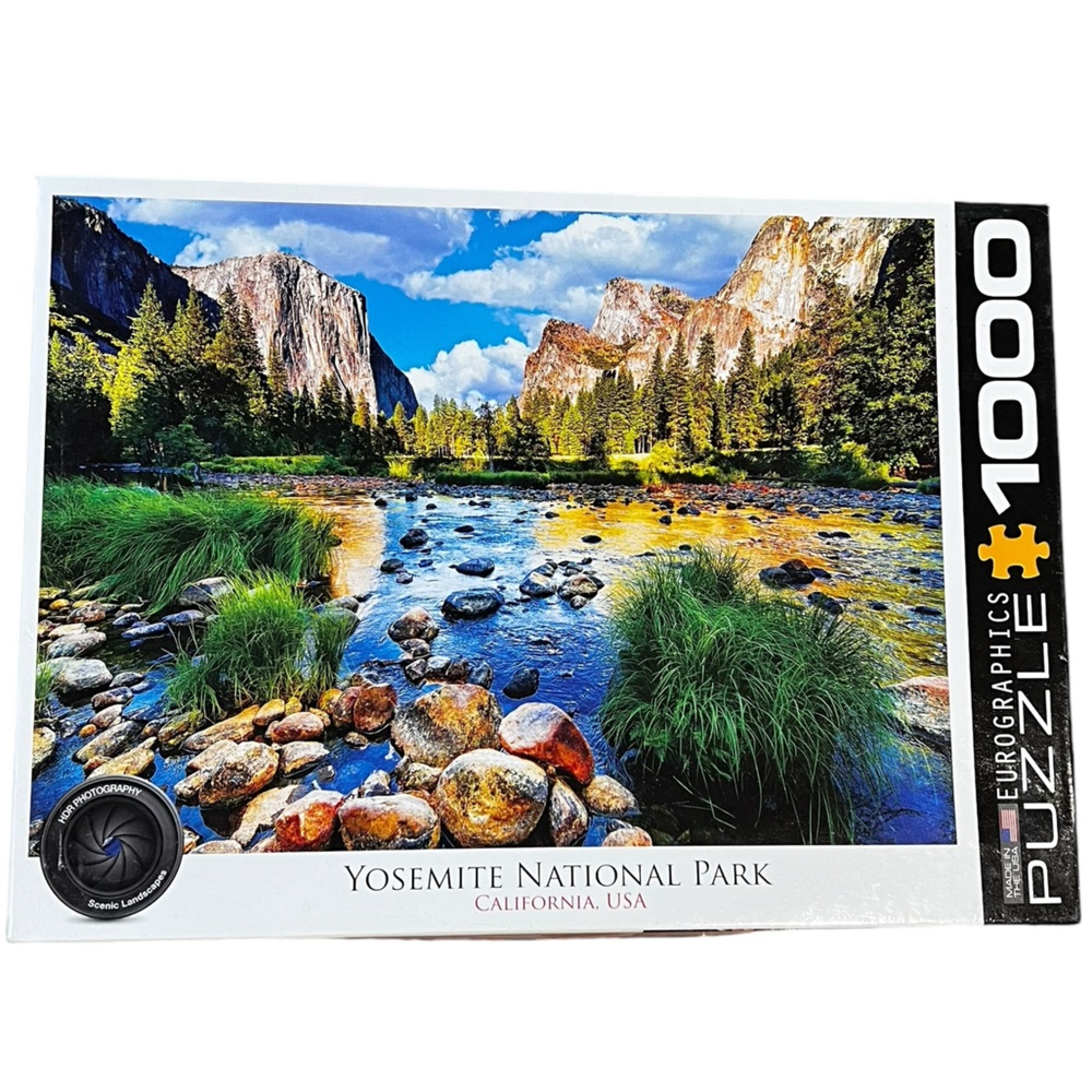 Eurographics 1000 piece puzzle of Yosemite National Park excellent condition